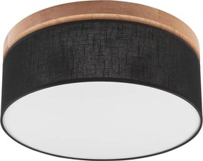 Brilagi - LED mennyezeti lámpa BELLADONNA 2xE27/15W/230V átm. 40 cm fekete/tölgy