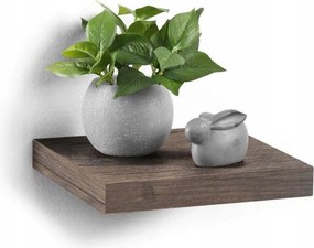 Akasztós Polc falra klasszikus Barna Mdf 25 cm