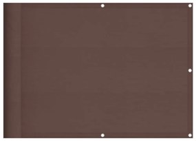 barna 100% oxford poliészter erkélyparaván 75 x 800 cm
