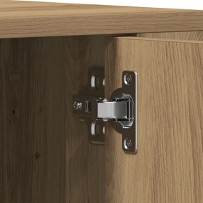 Televíziós Szekrény Mesterien Részletezett Tölgy 100x35x40 cm Mérnöki Fa