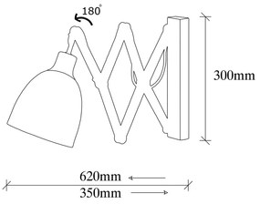 Fekete-bronzszínű fali lámpa ø 16 cm Sivani – Opviq lights