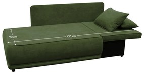 Kanapé Lestat (zöld)  (J). 1119590
