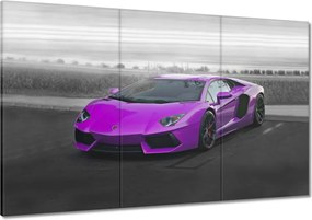 Vászonkép 120x80 Rózsaszín sportautó