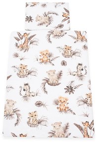 Kétoldalas együttes Velvet és pamut New Baby babakocsiba Safari