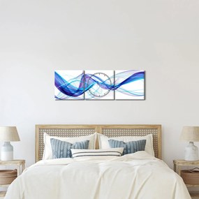 Az absztrakció képe (órával) (90x30 cm)