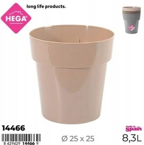 Kerek virágtartó 25cm,1db