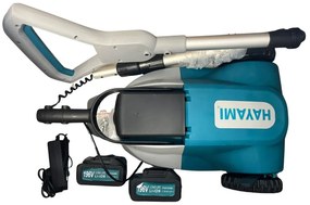 HAYAMI HA-1078 fűnyíró + 2x akkumulátor + tartozékok