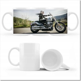 Harley Davidson fényképes bögre Motorkerékpár