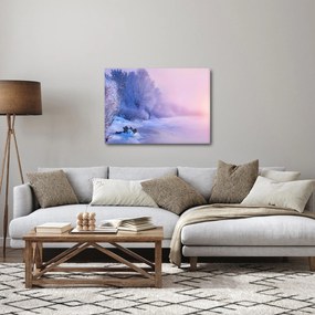 Kép - Befagyott folyó (70x50 cm)
