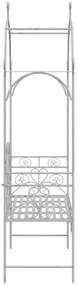 Pad Fehér Fém 121 x 48 x 200 cm Dekoratív Betétek Kültéri Pad