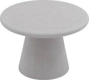 Clav kerek dohányzóasztal 60 cm - világosszürke
