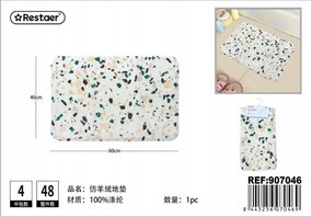 Stílusos Fürdőszobaszőnyeg Kő mintával 40x60 cm