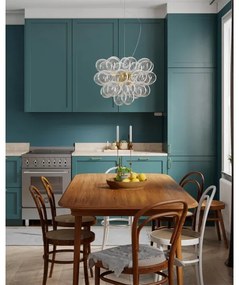 ByRydens 4200440-6509 - GROSS drótkábeles csillár 8xG9/5W/230V átlátszó