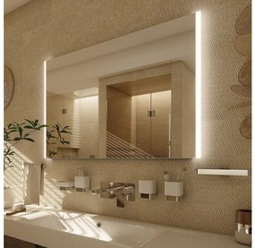 NIMCO ZP 11019 - LED háttérvilágítású fürdőszobai tükör 6500K 70x90 cm IP44