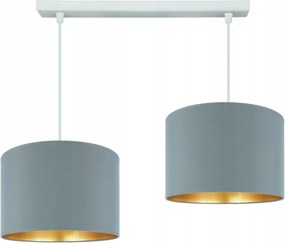 Modern fĂŒggĆlĂĄmpa, szĂŒrke lĂĄmpabĂșra, 20cm, nappaliba, hĂĄlĂłszobĂĄba, Led ĂjdonsĂĄg