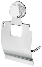 Ezüstszínű öntapadós fém WC-papír tartó Bestlock Bath – Compactor