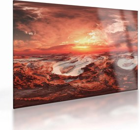 Üveg kép - Mars (70x50 cm)