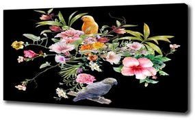Vászonkép Virágok és madarak oc-172830209