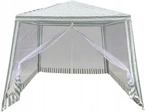 Kerti pavilon 240 x 240 cm-es falakkal.