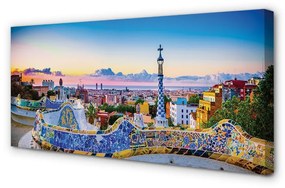 Canvas képek Spanyolország a város panorámája 100x50 cm