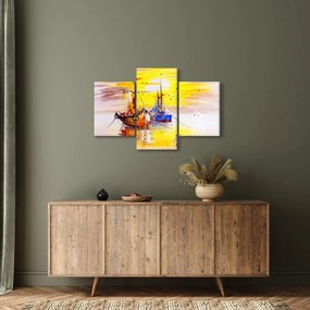 Kép - A csónak festménye (90x60 cm)