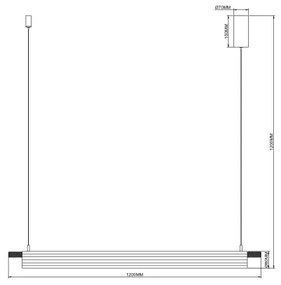 Zuma Line 003064-034746 - ARCUS LED függeszték zsinóron LED/14W/230V aranyszínű