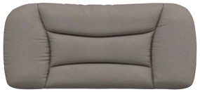 tópszínű szövet fejtámla párna 90 cm