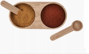 Dukap Fűszertartó „Fyndig”, 4,5 x 15,6 cm, fa, dupla