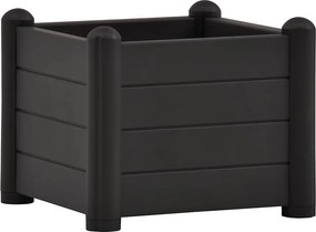 vidaXL antracitszürje kerti PP magaságyás 43 x 43 x 35 cm