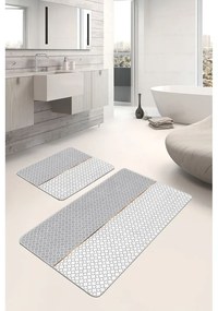 Szürke fürdőszobai kilépő szett 2 db-os 60x100 cm – Mila Home