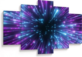 Kép - Neon tér (150x105 cm)