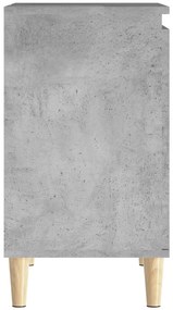 betonszürke szerelt fa mosdószekrény 58x33x60 cm