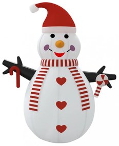 felfújható hóember LED-ekkel 460 cm