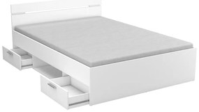 Michigan franciaágy 140x200cm Matt fehér