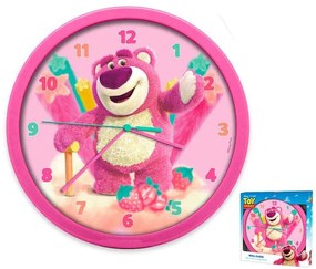 Disney Játékháború Lotso Strawberry falióra 25 cm