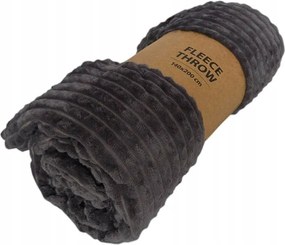 Takaró Szürke Ágytakaró Puha Polár Meleg Kanapé Fotel Ágy 140x200cm