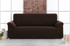Belmarti Kétszemélyes Rugalmas Kanapéhuzat, Viena, 2 személyes, jacquard anyag, barna