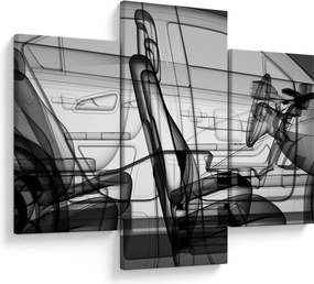 Kép - 3D-s autómodell (90x60 cm)