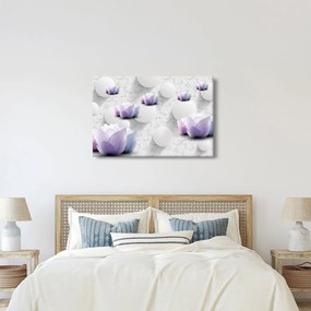 Kép virággal (90x60 cm)