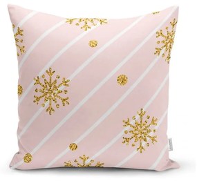 Gold Snowflakes karácsonyi párnahuzat, 42 x 42 cm - Minimalist Cushion Covers