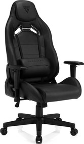 Gamer szék SENSE7 Vanguard- műbőr, fekete