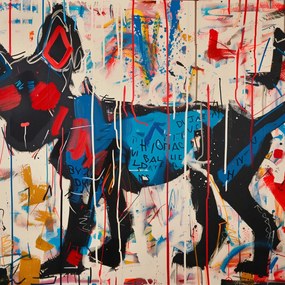 Poszter 50x50cm Városi kutya