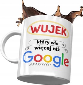 Bögre a család nagybátyjának Bácsinak Ajándék Nyomtatott Fotóval