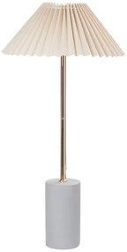 Bézs vászon asztali lámpa 68 cm BALUARTE Beliani