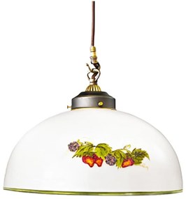 Kolarz 731.30.121 - Csillár zsinóron NONNA 1xE27/75W/230V átm. 20 cm szőlők/eprek