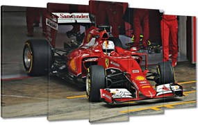 Festmények 100x60 Sebastian Vettel F1 Bolid