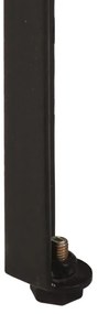 barna tömör mangófa és vas konzolasztal 110 x 35 x 76 cm