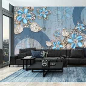 Fotótapéta - Kék virágok (147x102 cm)