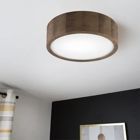 Brilagi - LED mennyezeti lámpa CARVALHO 1xE27/60W/230V tölgy-dió, átm. 27 cm