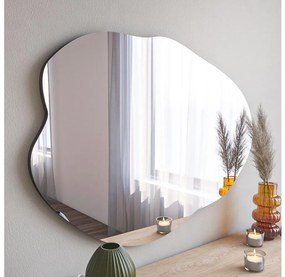 Fali tükör OHHO 85x60 cm fekete